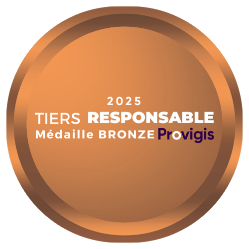 Bidev Consulting obtient la Médaille Bronze Provigis — Tiers Responsable